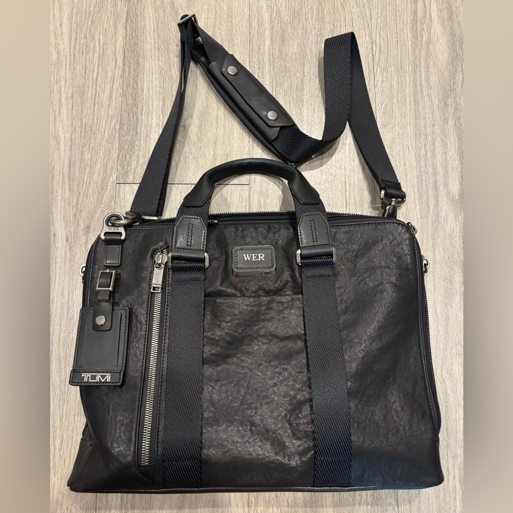 TUMI Alpha Bravo Aviano Slim Brief Business Bag